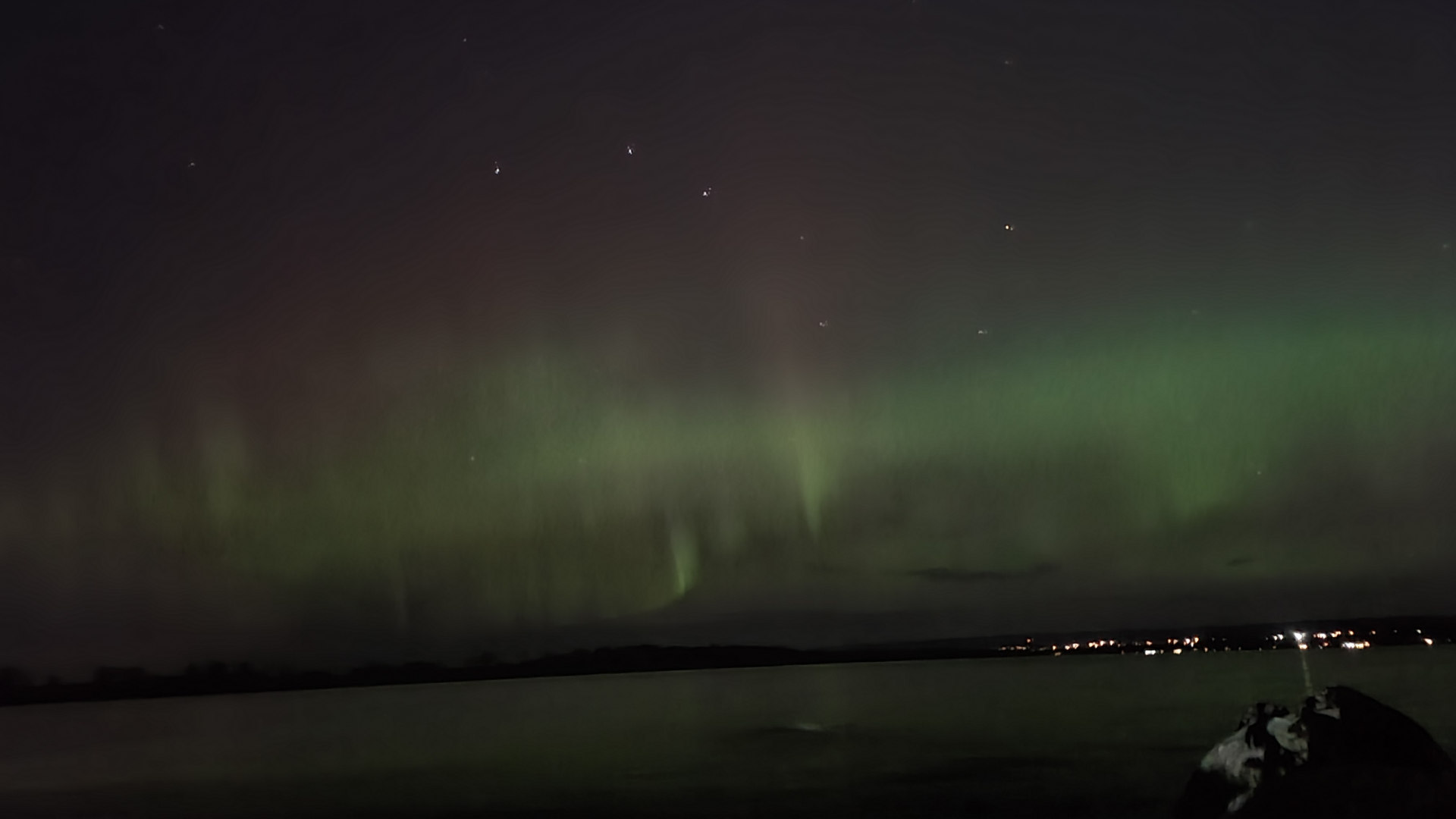 The northern lights I saw in Canada