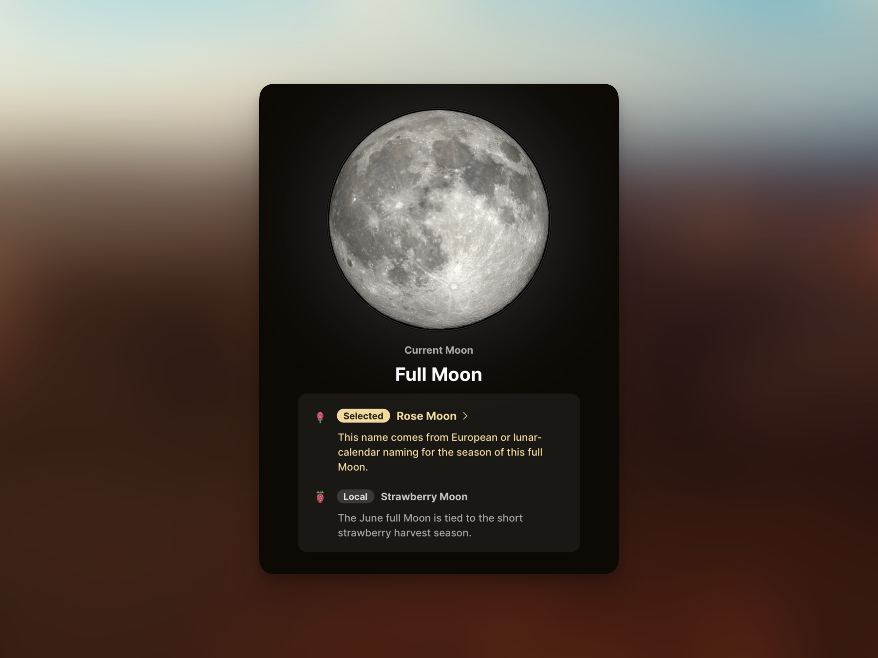Check Monthly Highlights and Cultural Full Moon Names