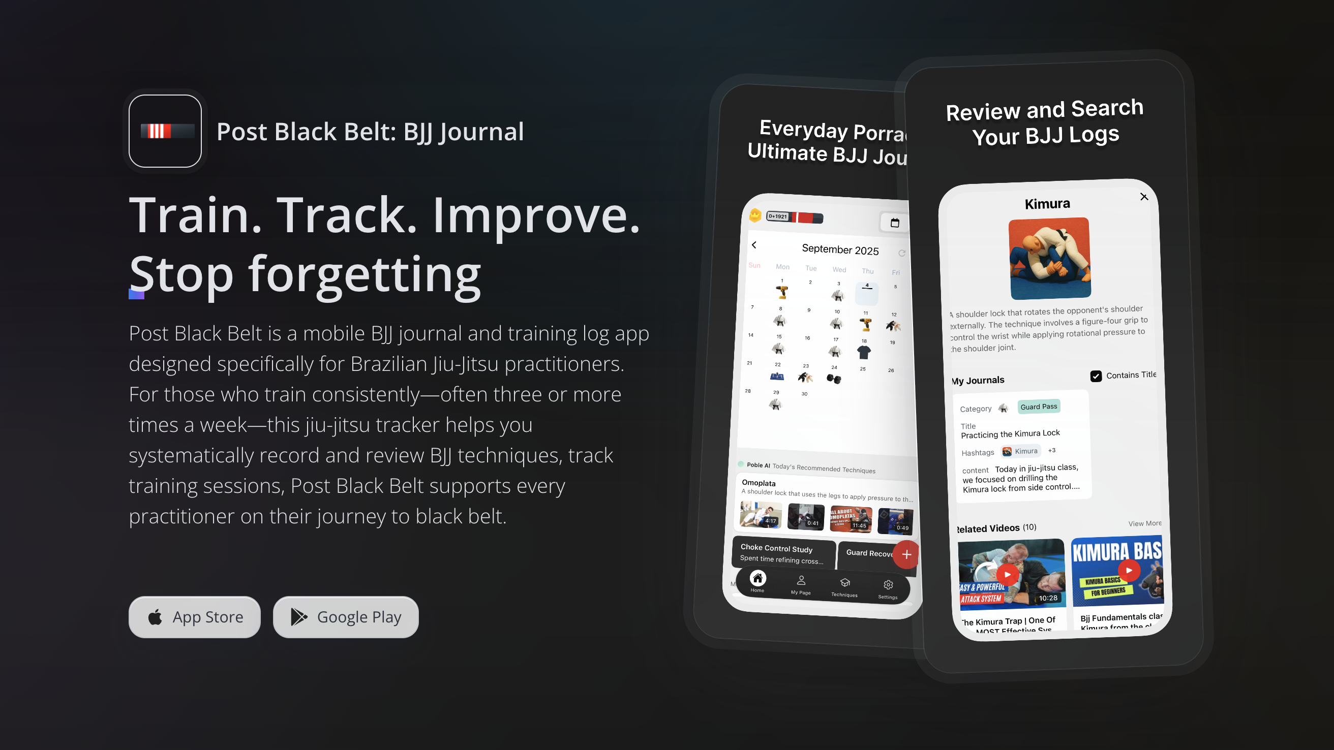 Post Black Belt app screenshot