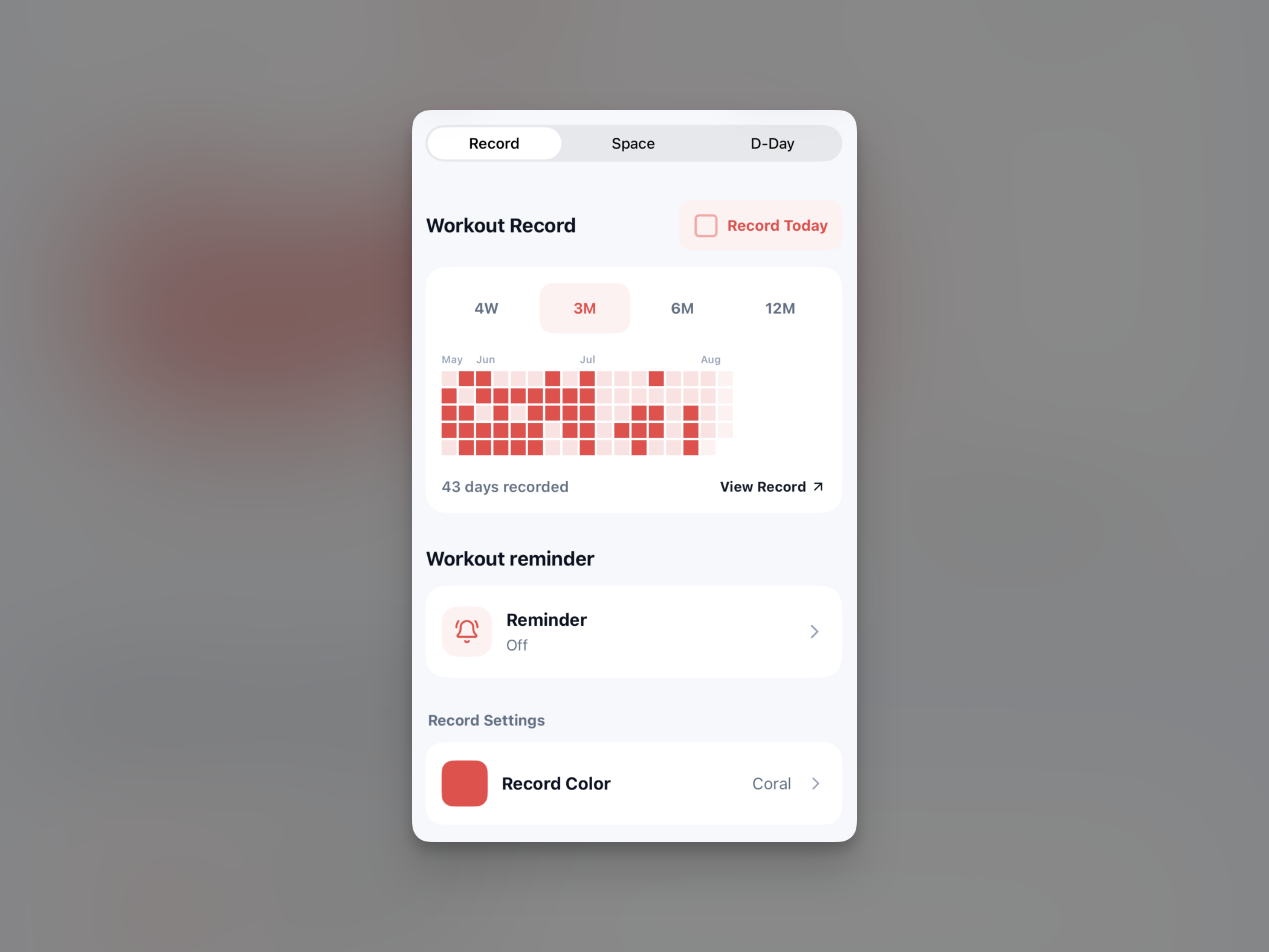 Sportling Fitness Heatmap Tracker